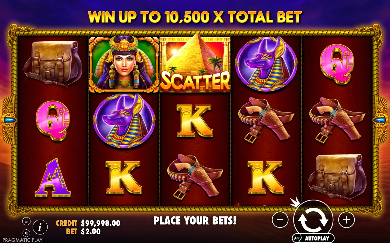 The base game — John Hunter And The Tomb of The Scarab Queen Slot