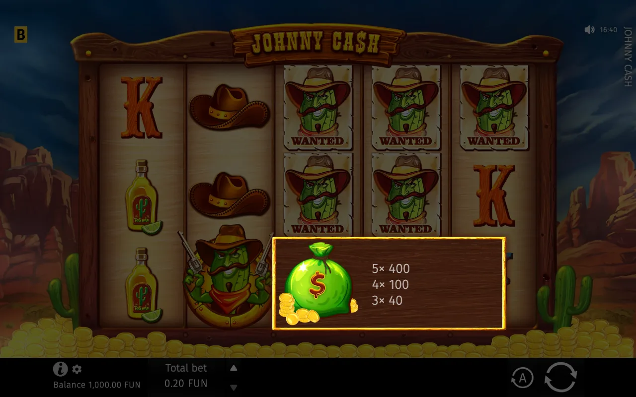 The base game — Johnny Cash