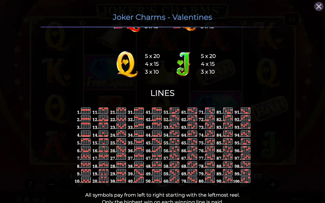 Game rules, page 4 — Joker Charms Valentines
