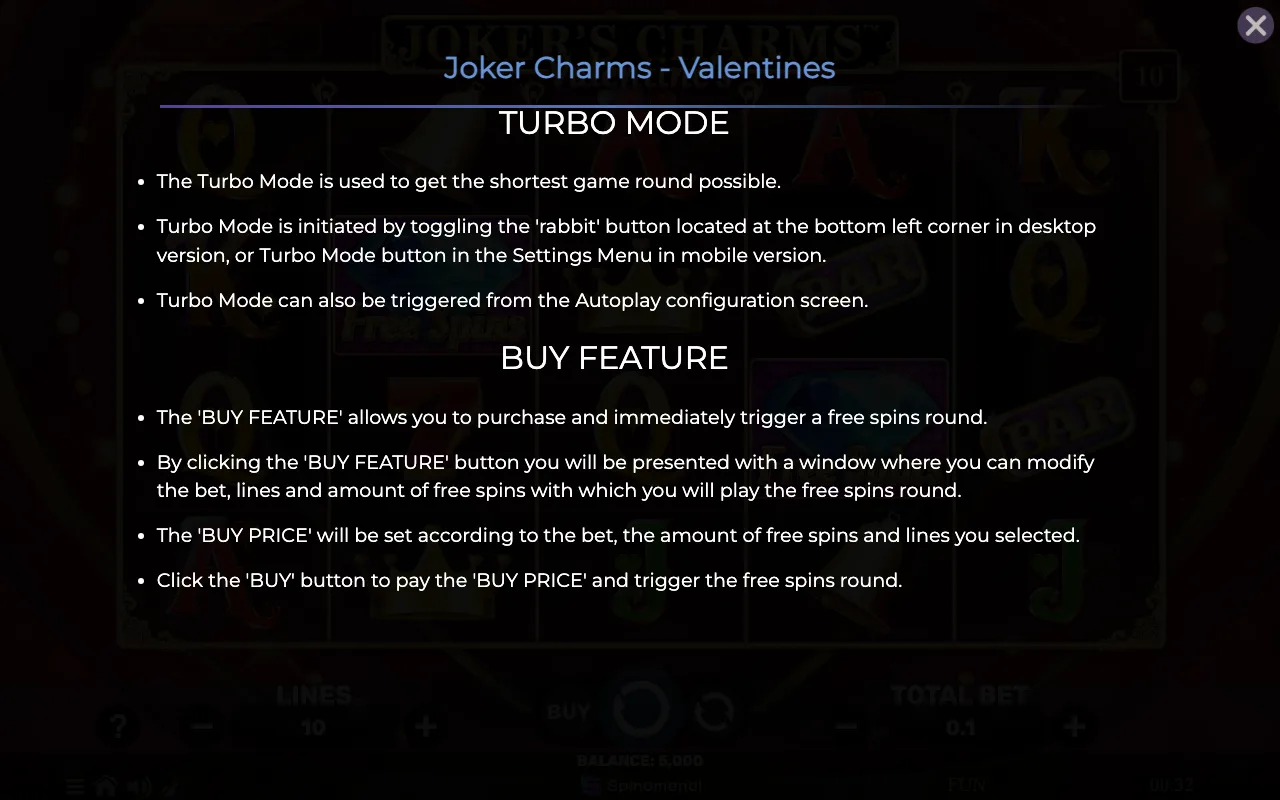 Game rules, page 7 — Joker Charms Valentines