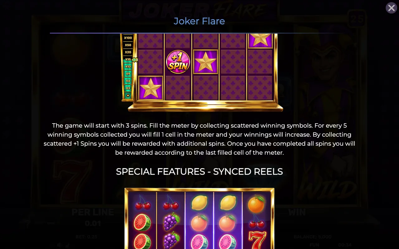 Game rules, page 3 — Joker Flare