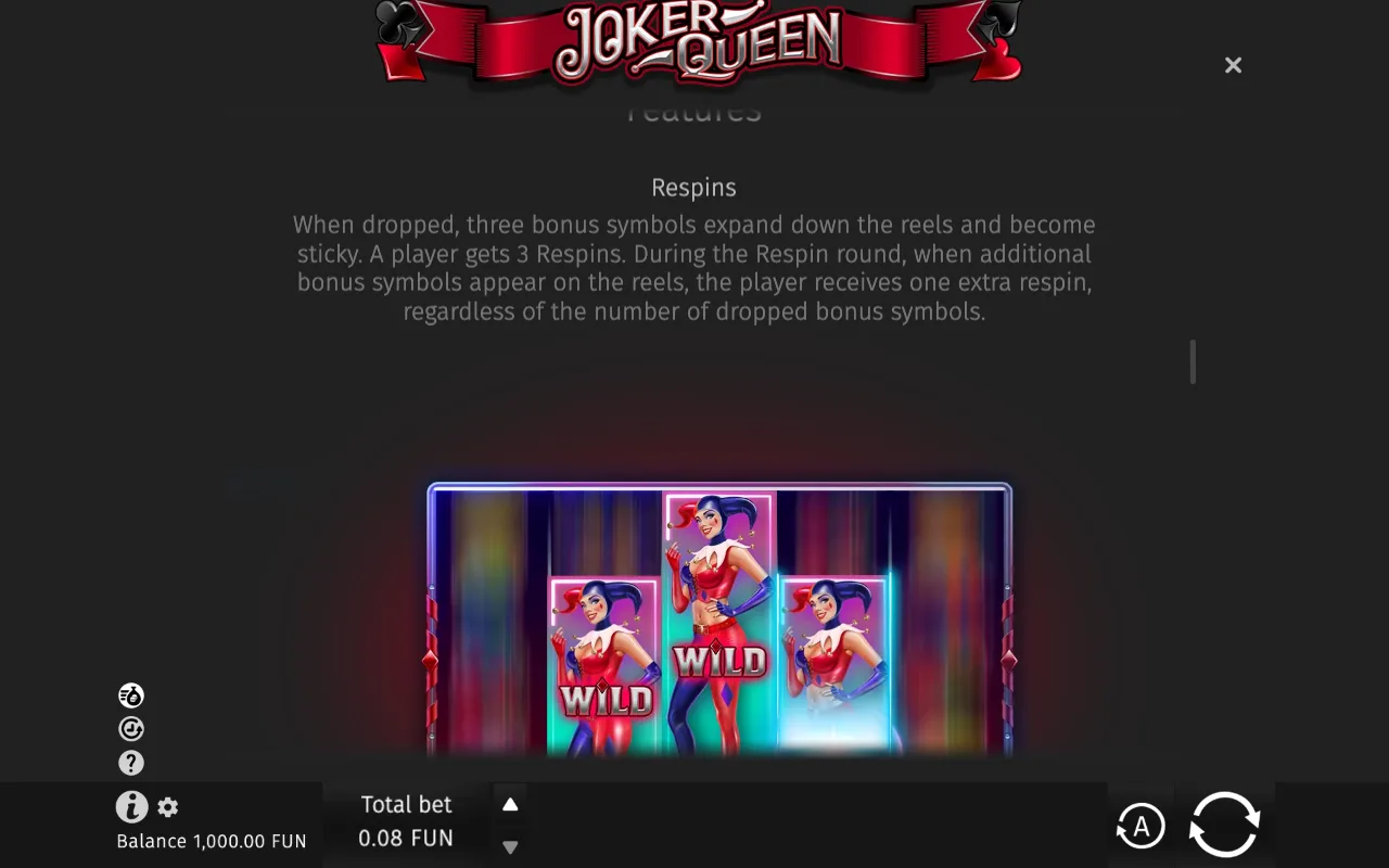 Game rules, page 3 — Joker Queen