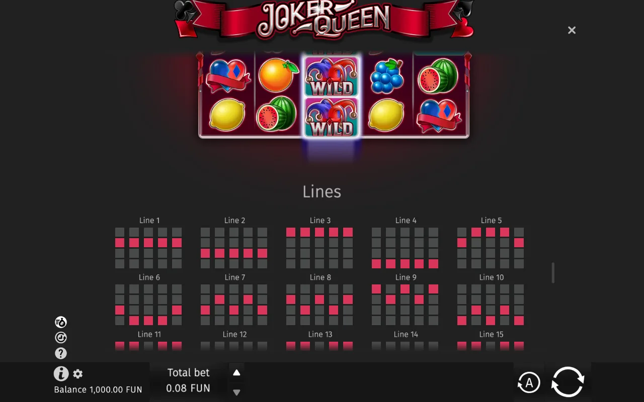Game rules, page 5 — Joker Queen