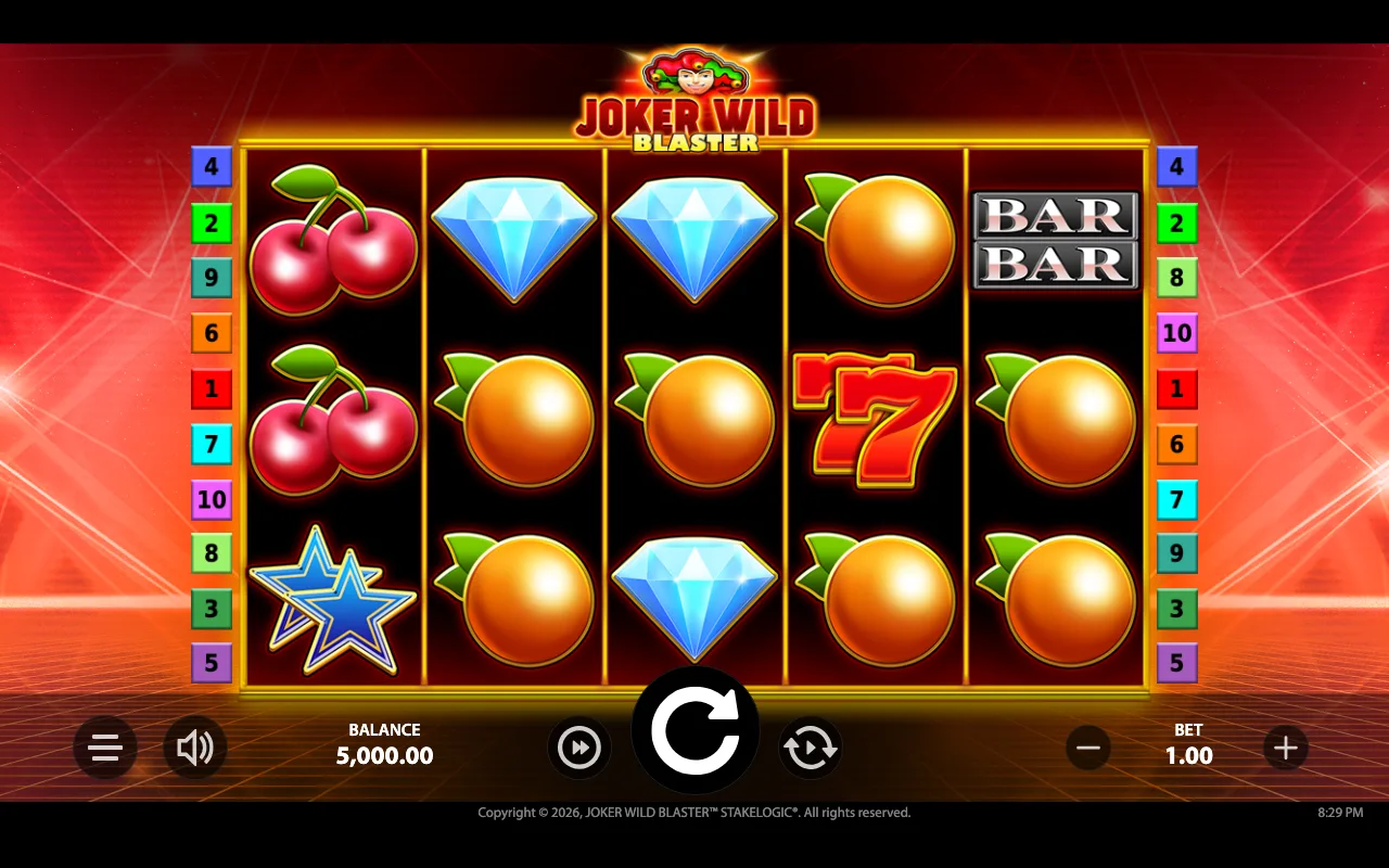 The base game — Joker Wild Blaster