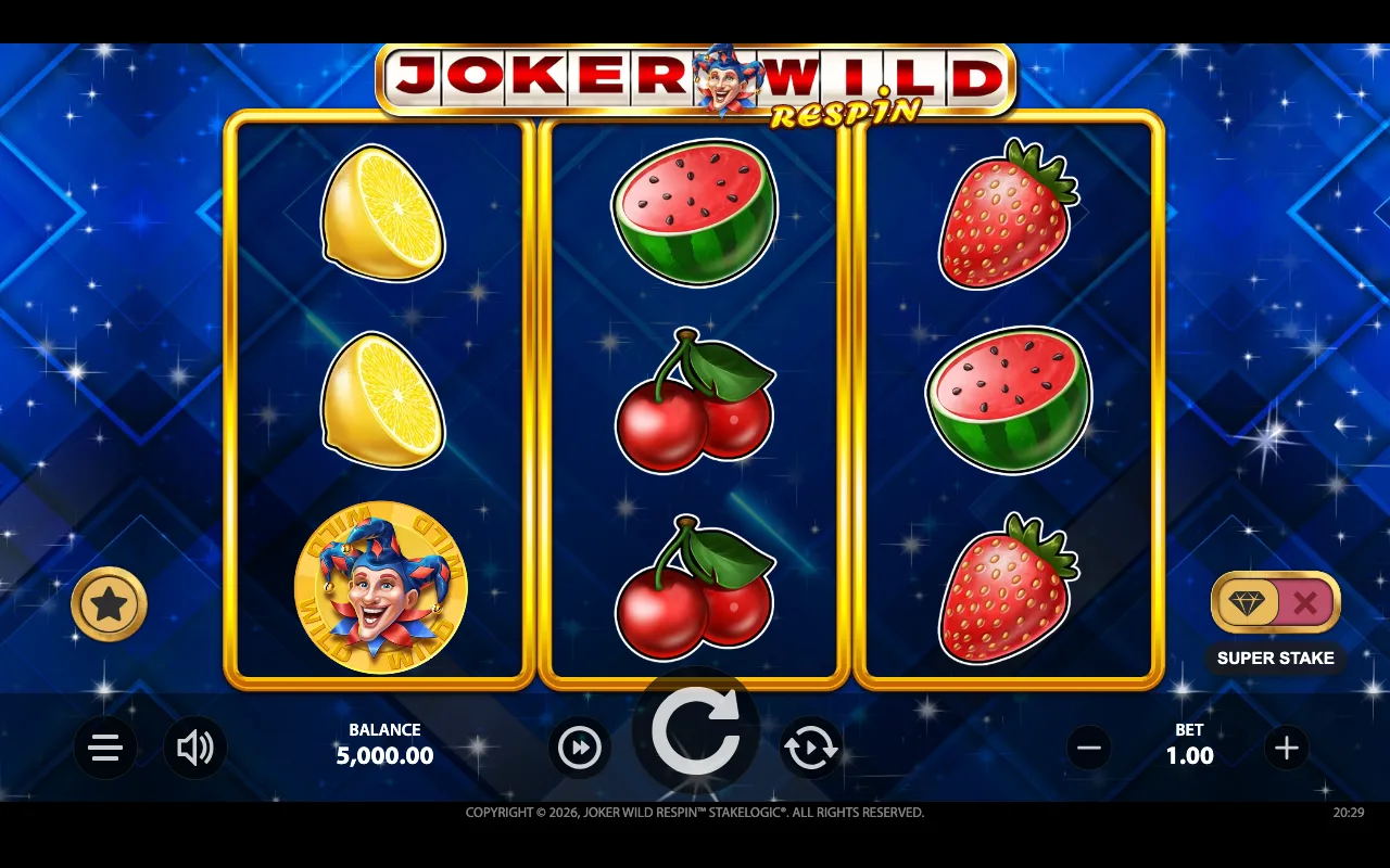 The base game — Joker Wild Respin