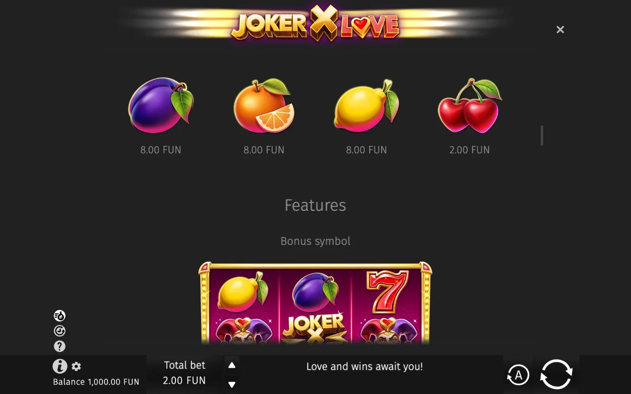 Game rules, page 2 — Joker X Love