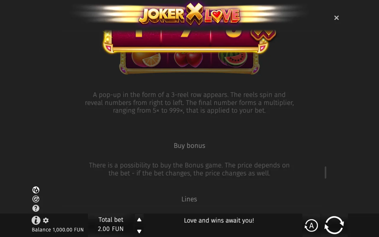 Game rules, page 4 — Joker X Love