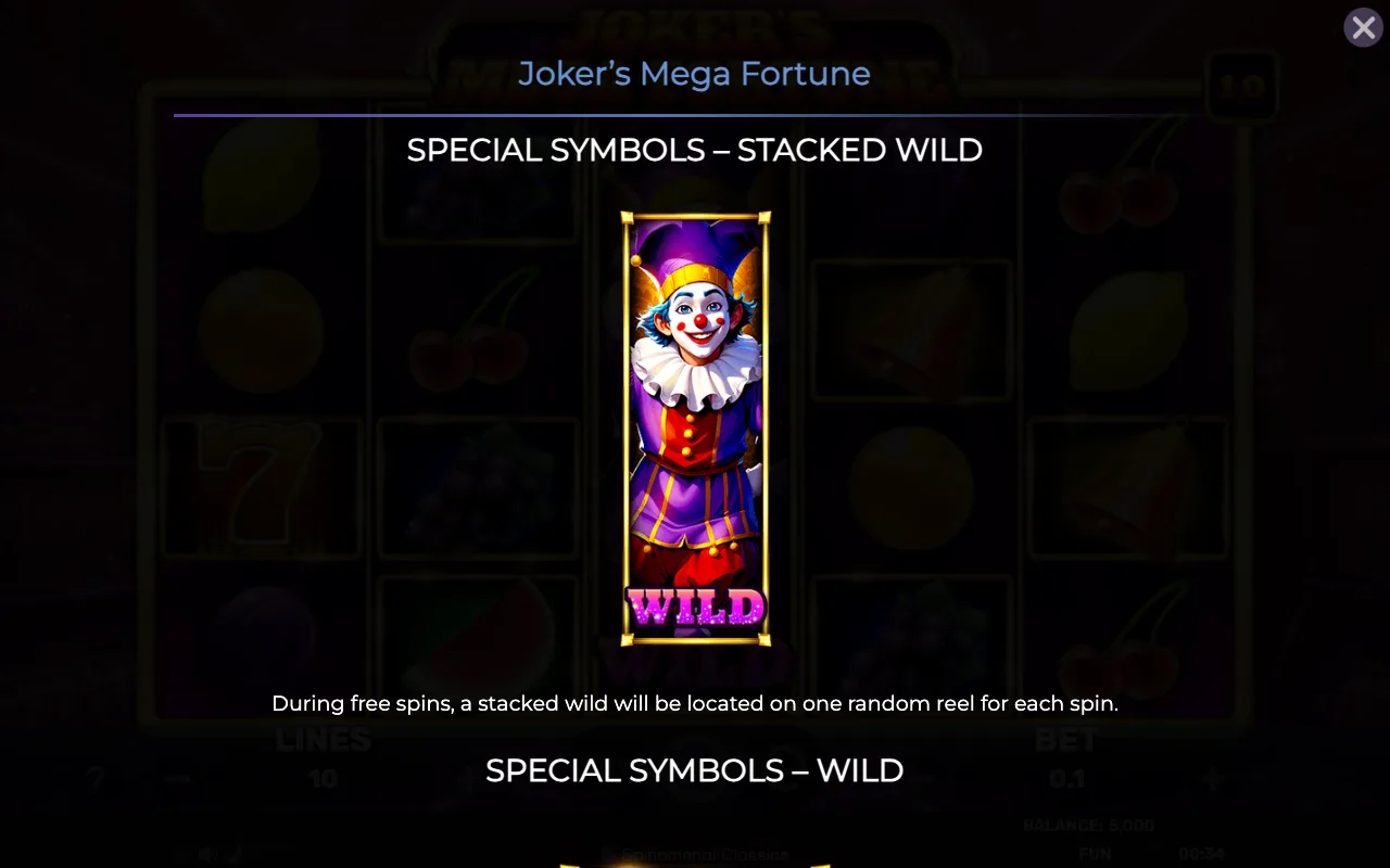 Game rules, page 2 — Jokers Mega Fortune