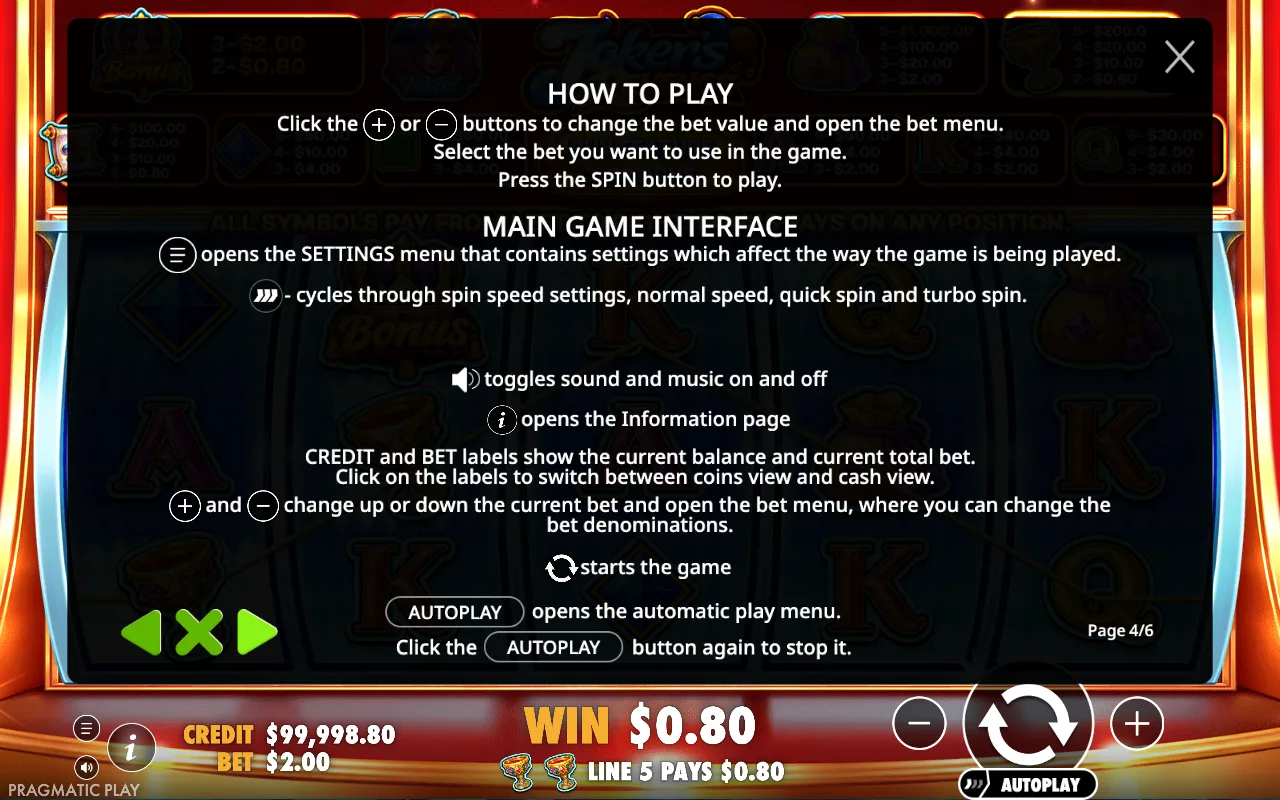 How to play — Jokers Revenge