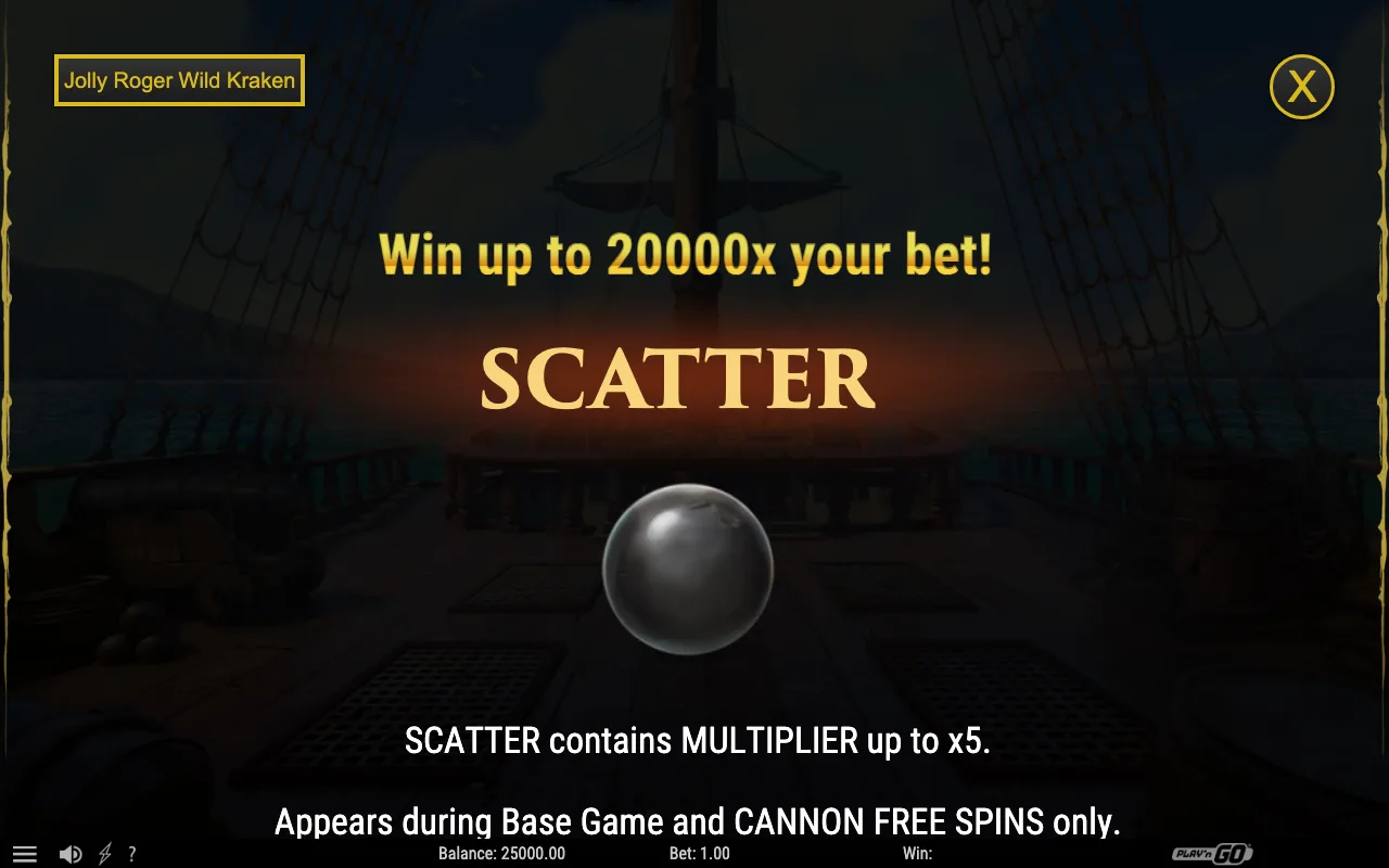 Scatter — Jolly Roger Wild Kraken