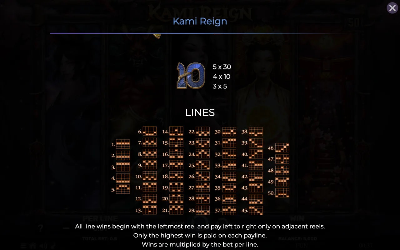 Lines — Kami Reign