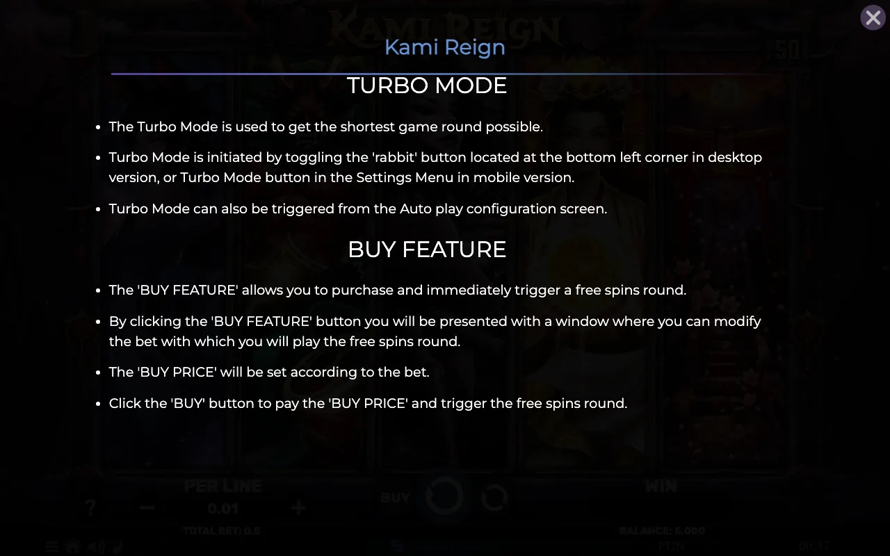 Game rules, page 8 — Kami Reign