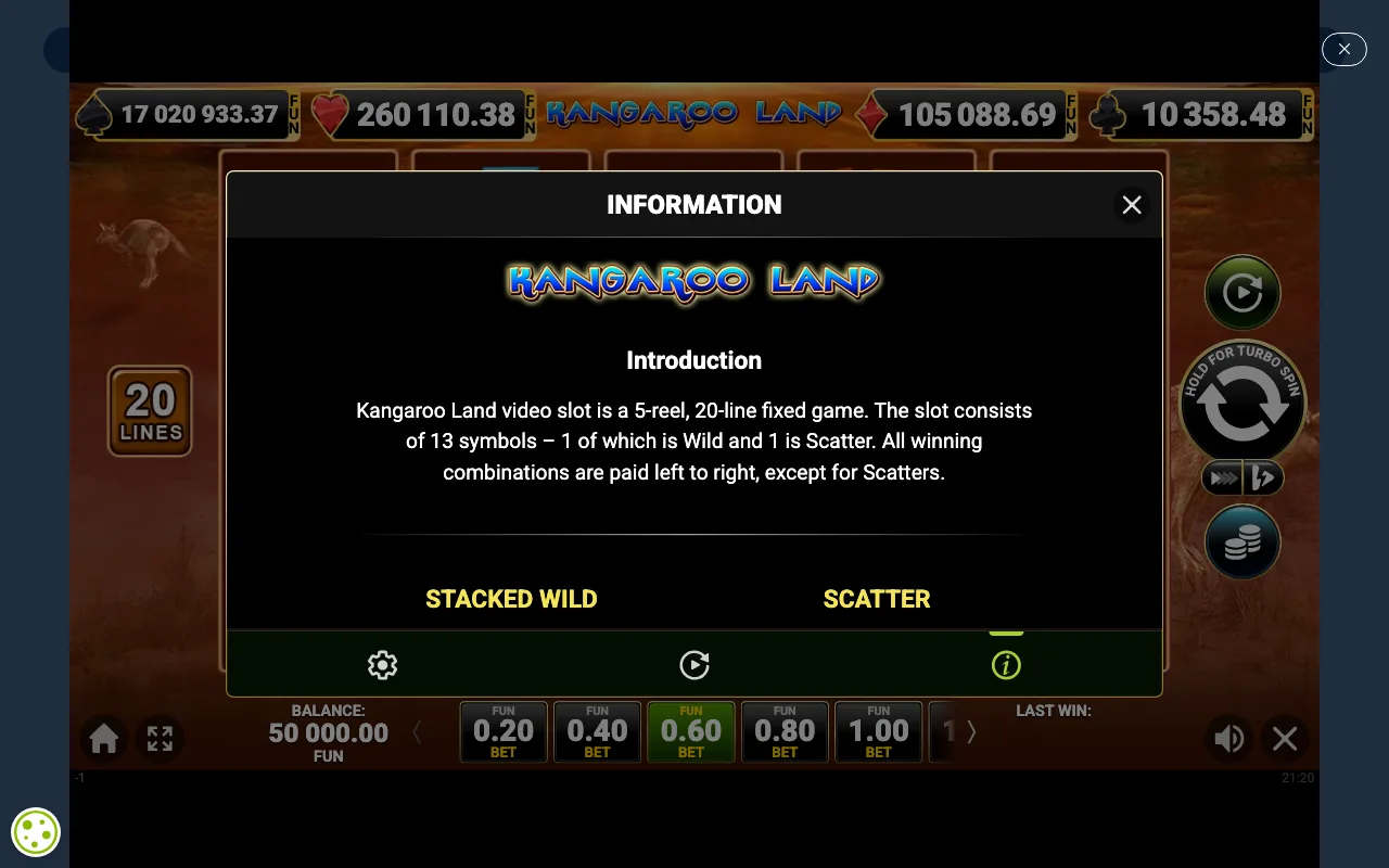 Game rules, page 1 — Kangaroo Land