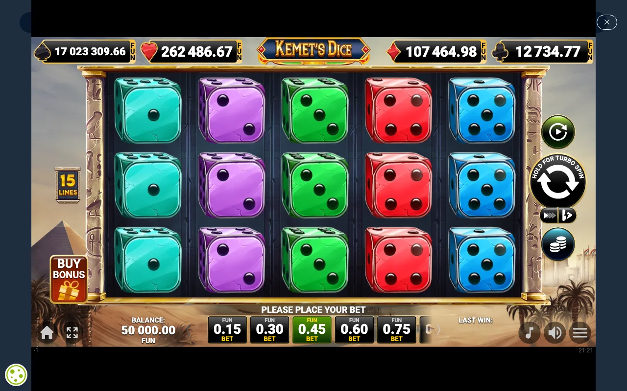 The base game — Kemets Dice