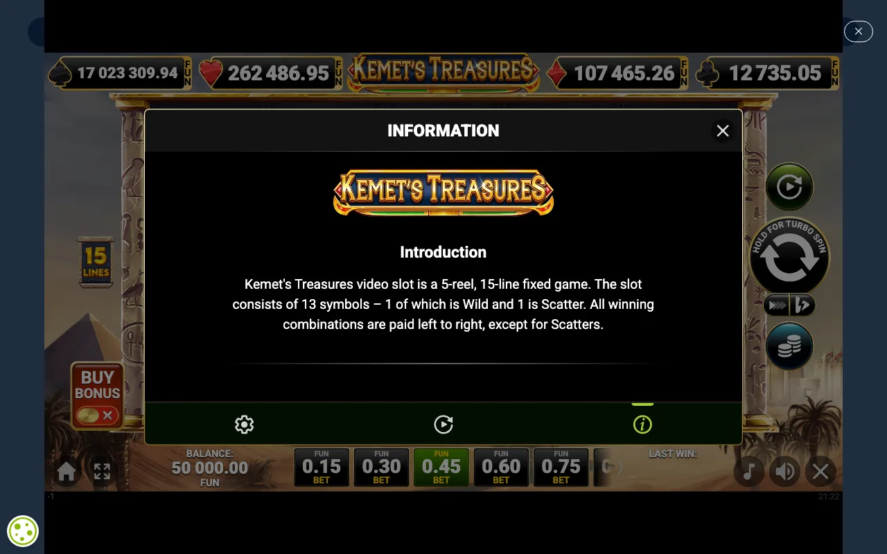 Game rules, page 1 — Kemets Treasures
