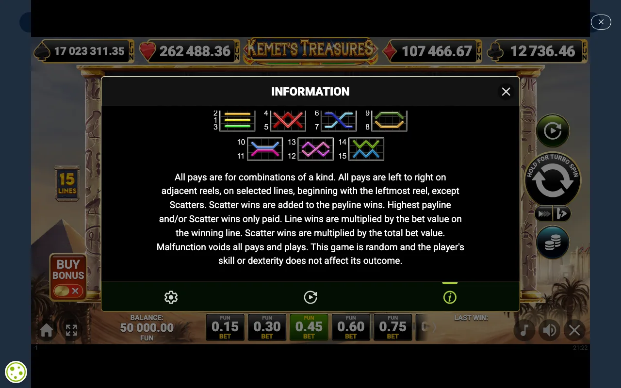 Game rules, page 6 — Kemets Treasures