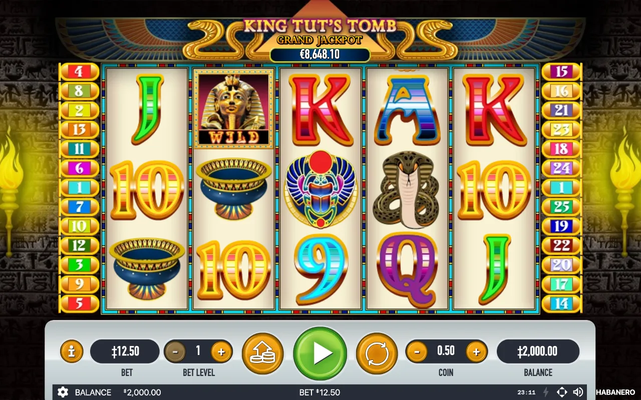 Das Basisspiel — King Tuts Tomb