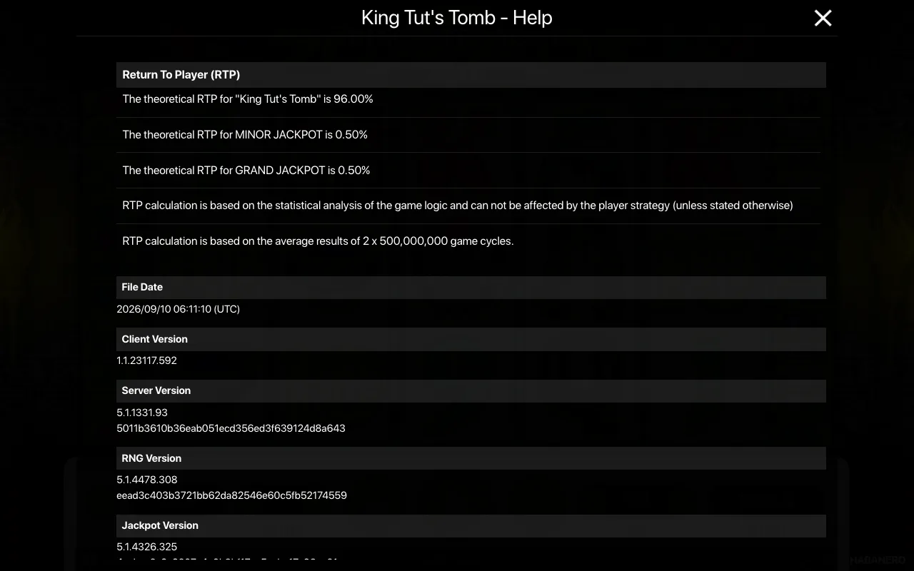 Spielregeln, Seite 2 — King Tuts Tomb