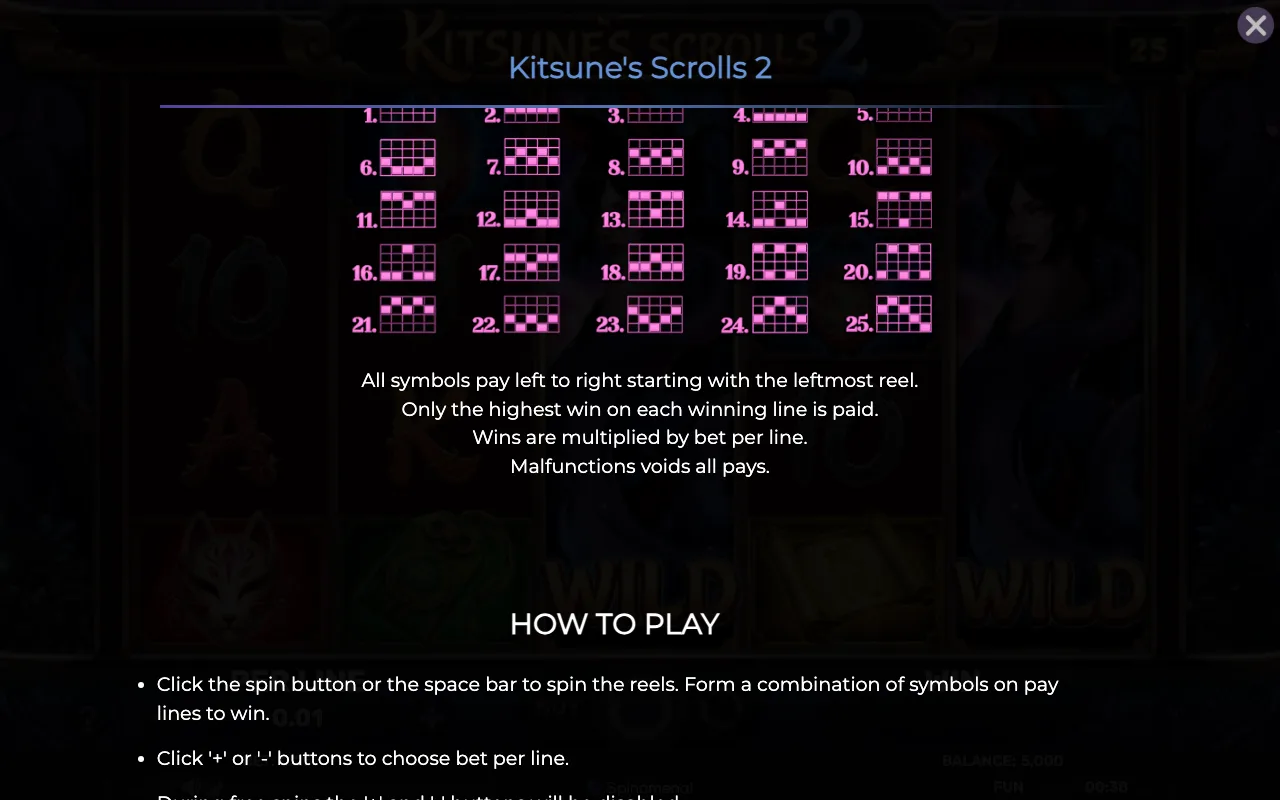 Game rules, page 6 — Kitsunes Scrolls 2