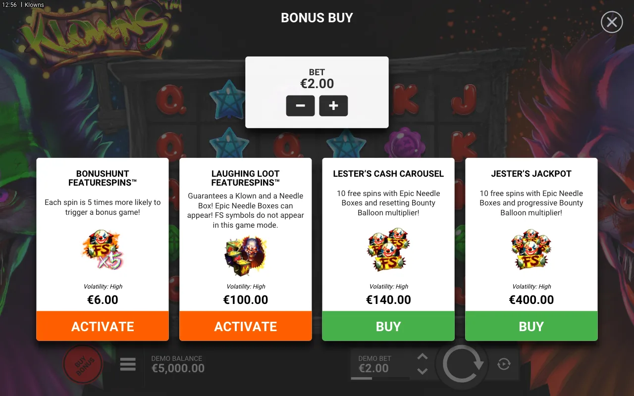 Buying the feature — Klowns