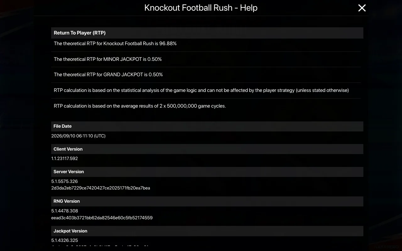 Spielregeln, Seite 2 — Knockout Football Rush