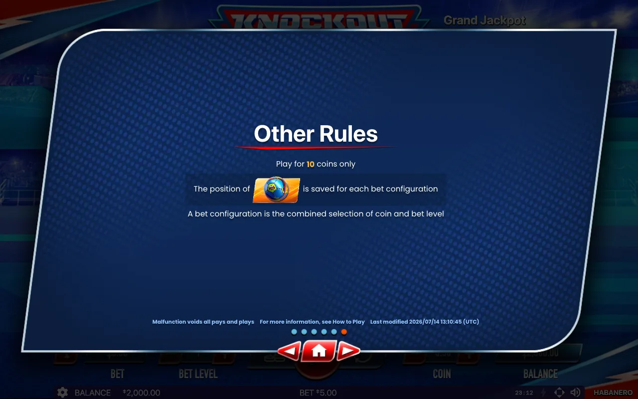 Spielregeln, Seite 7 — Knockout Football Rush