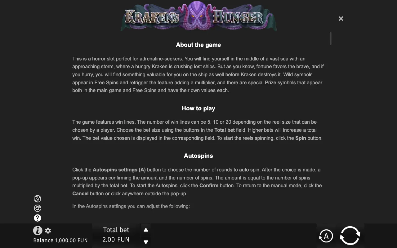 Game rules, page 6 — Kraken's Hunger