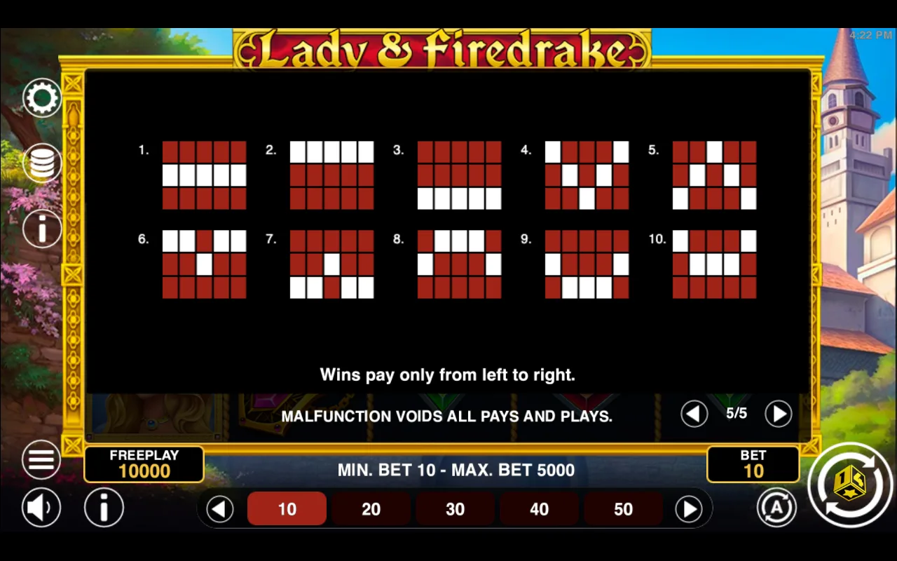 Game rules, page 5 — Lady Firedrake