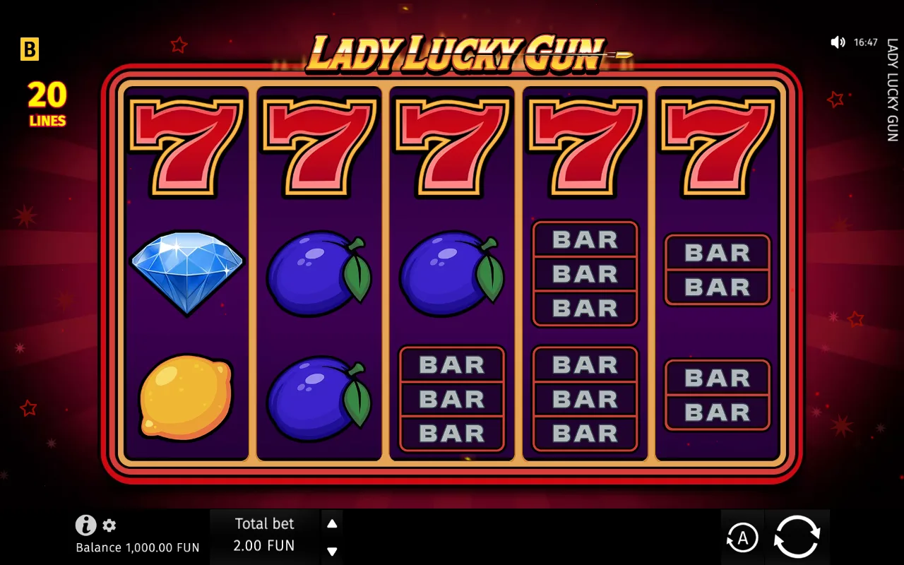 The base game — Lady Lucky Gun