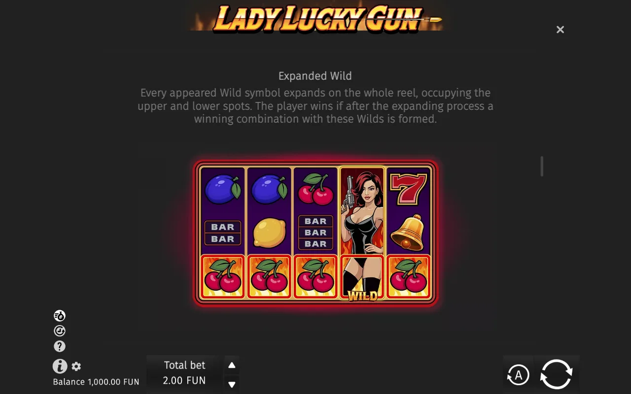 Game rules, page 3 — Lady Lucky Gun