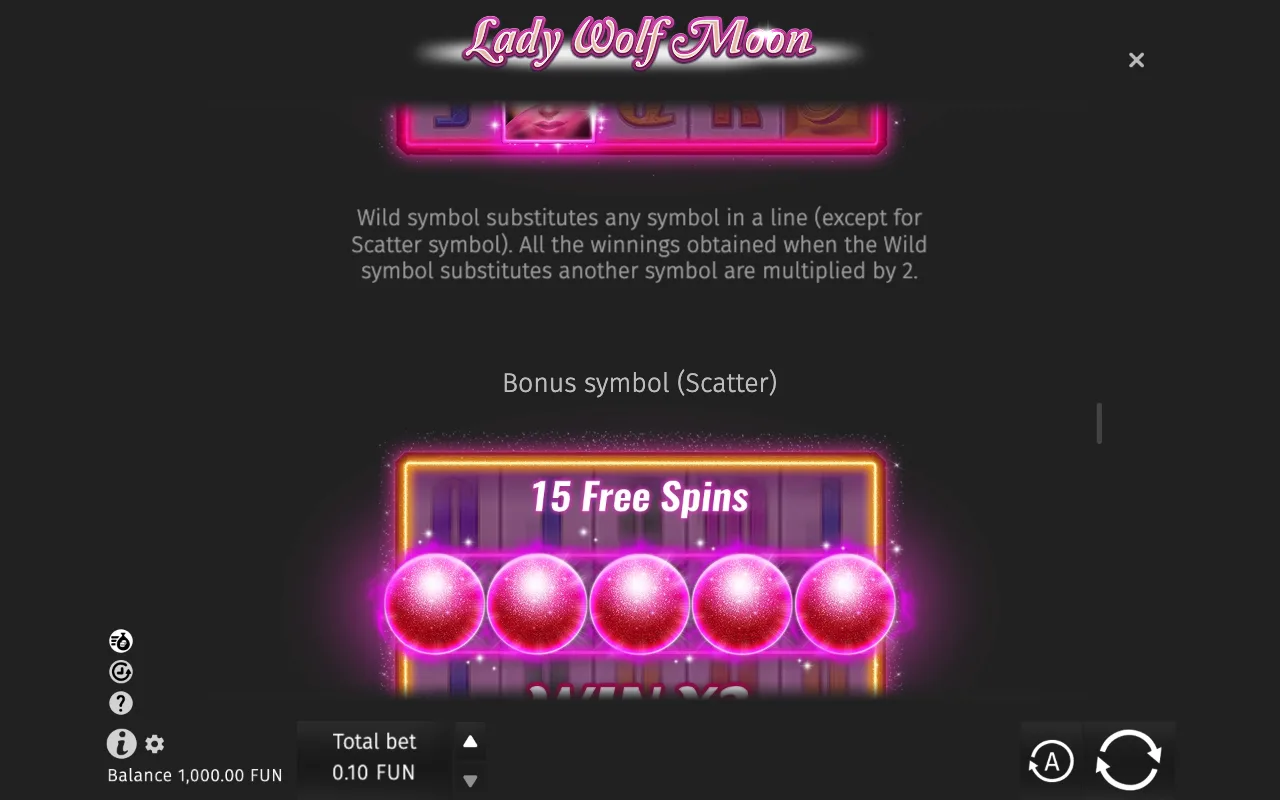 Game rules, page 4 — Lady Wolf Moon