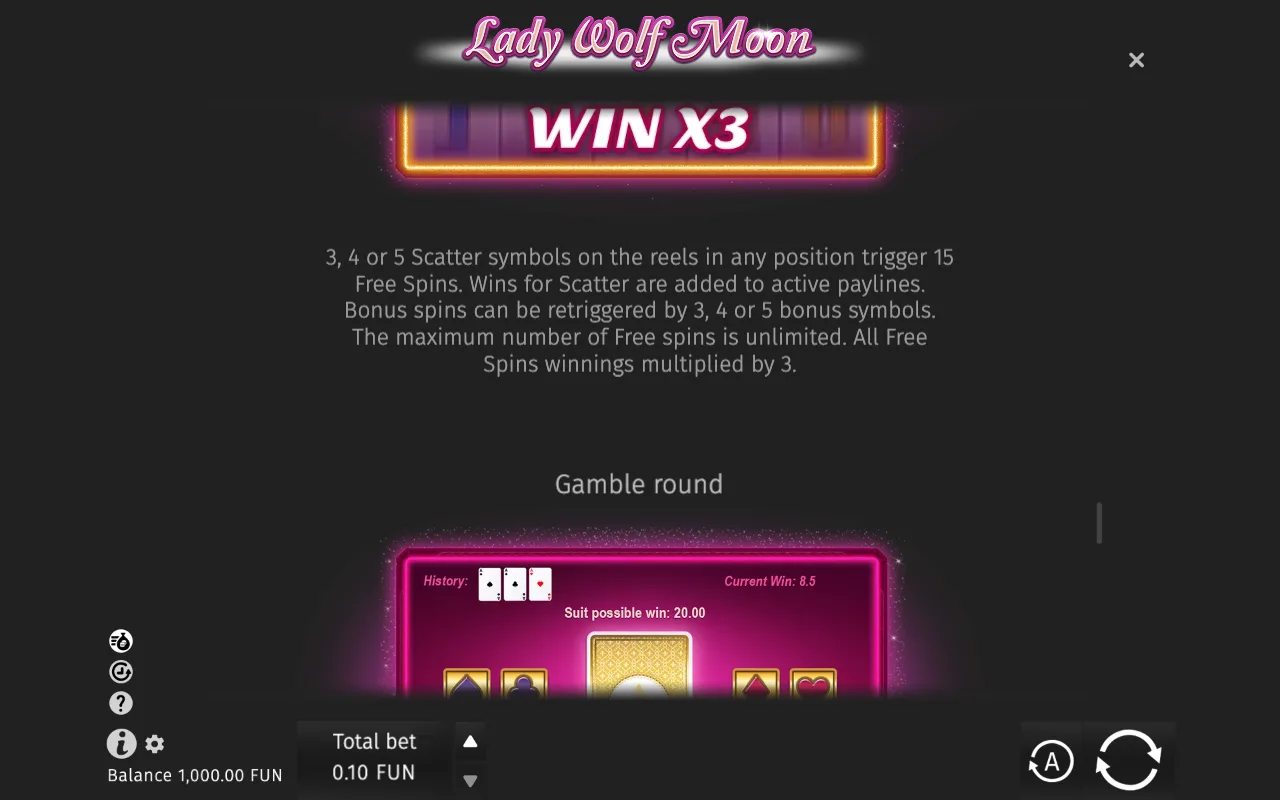 Game rules, page 5 — Lady Wolf Moon