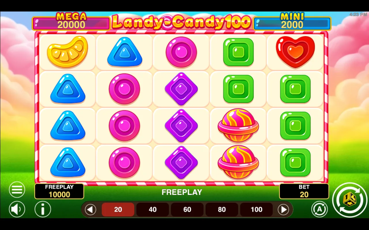The base game — Landy Candy 100