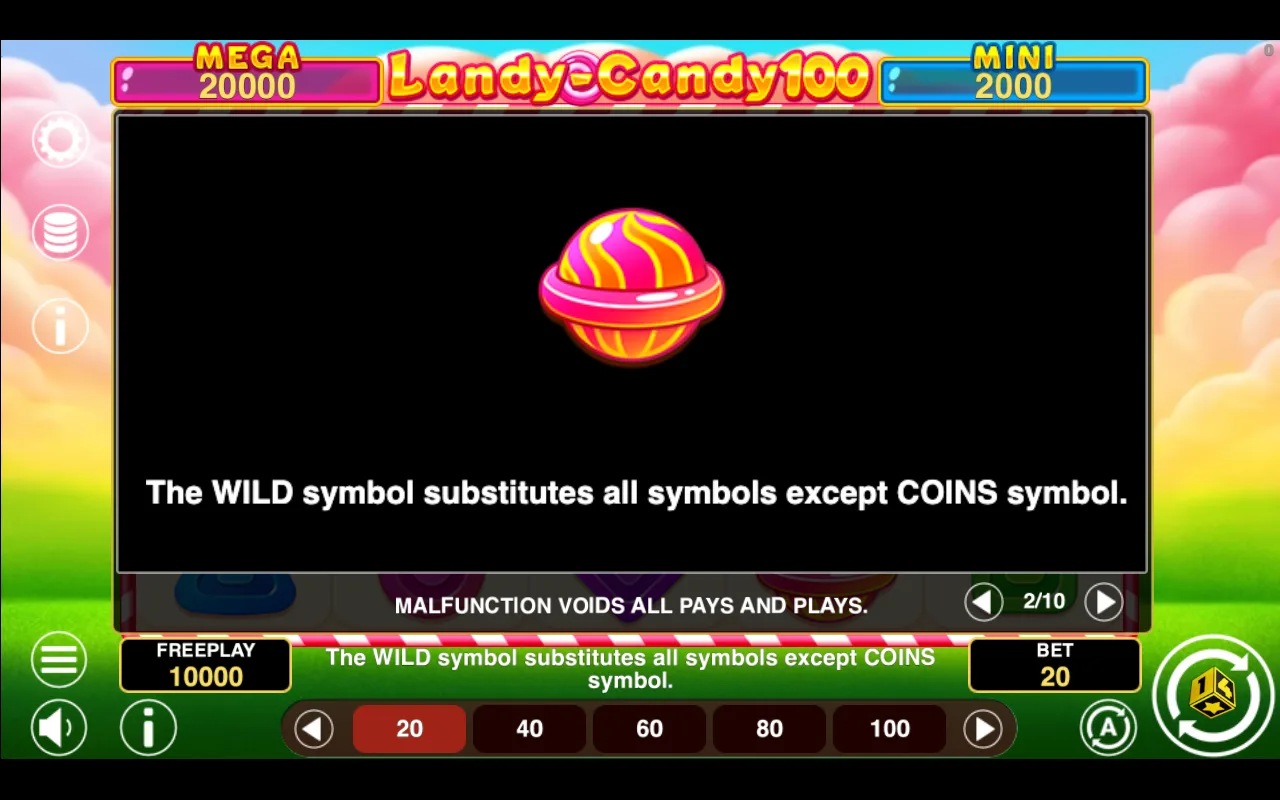 Game rules, page 2 — Landy Candy 100