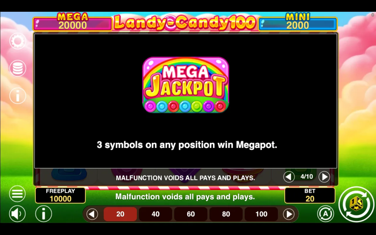 Game rules, page 4 — Landy Candy 100