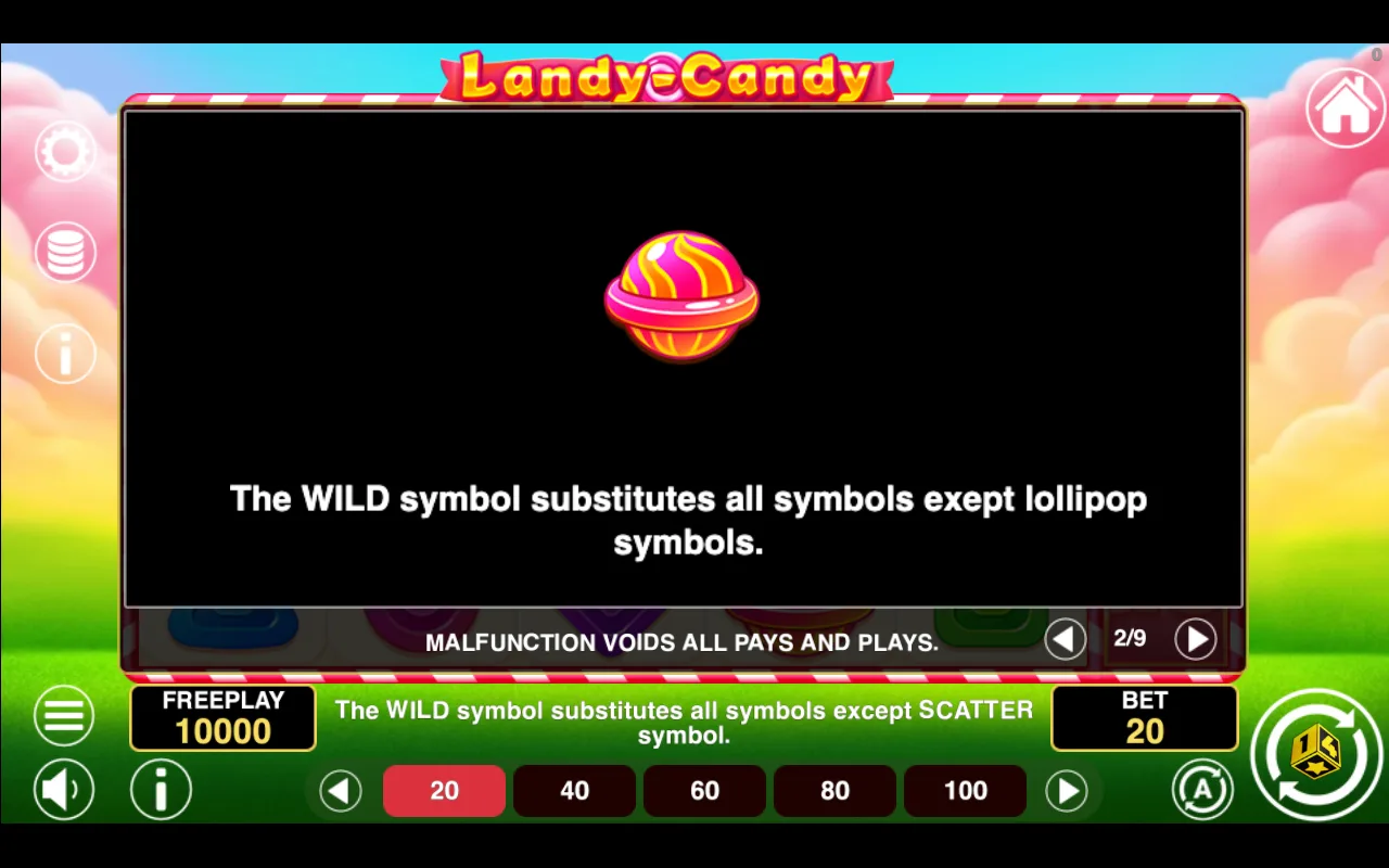 Game rules, page 2 — Landy Candy