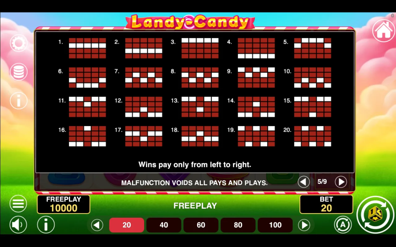 Game rules, page 5 — Landy Candy