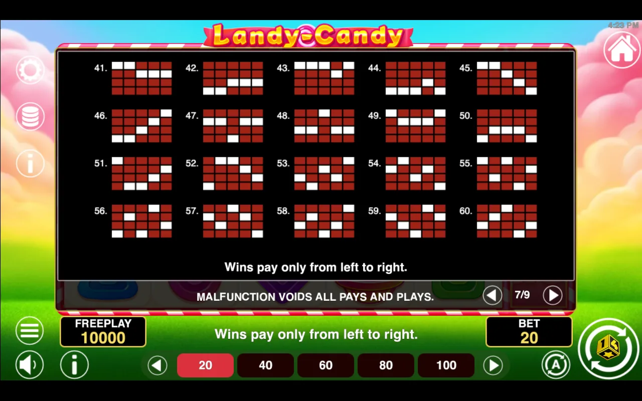 Game rules, page 7 — Landy Candy