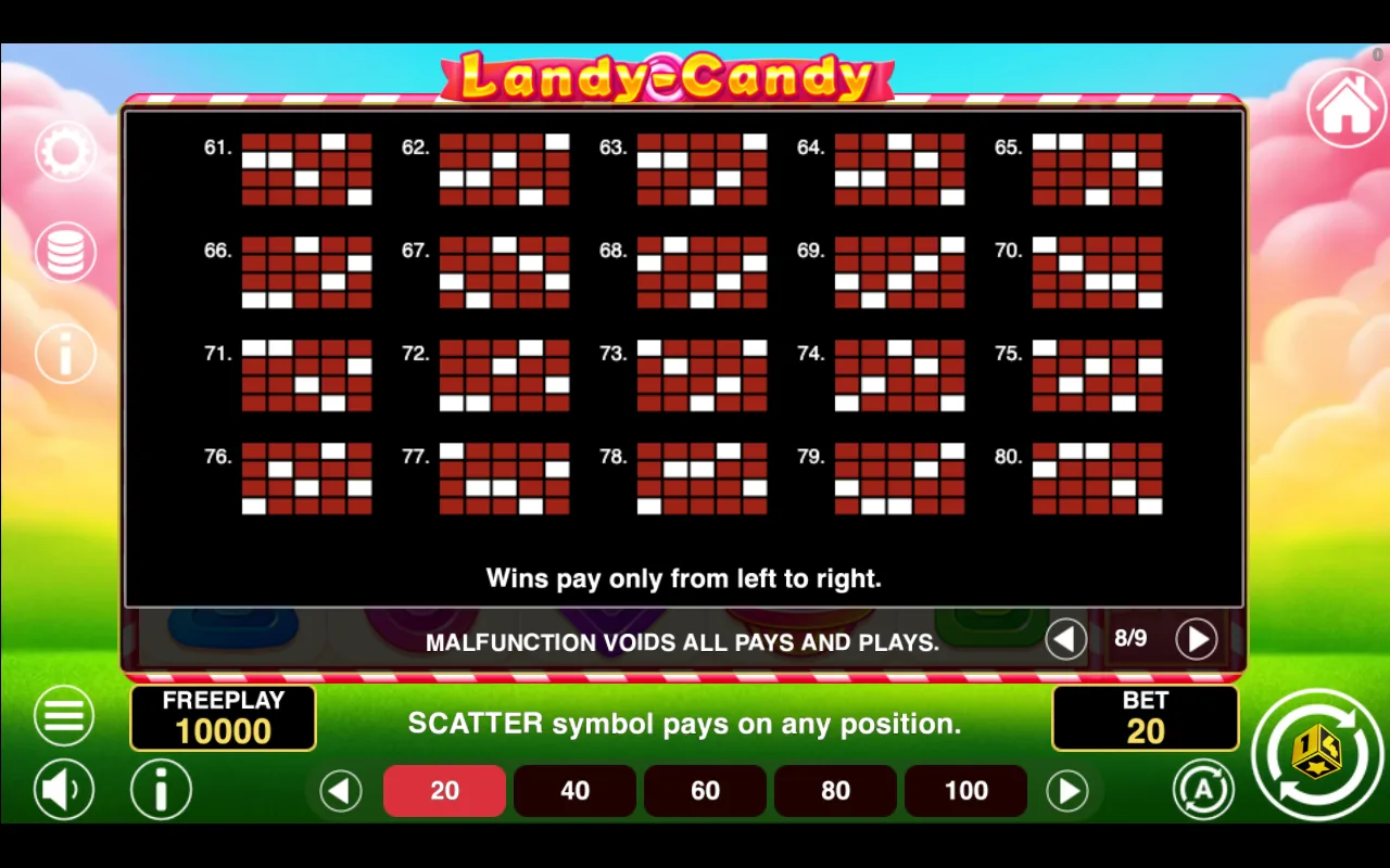 Game rules, page 8 — Landy Candy