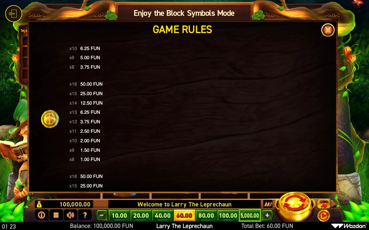 Game rules, page 3 — Larry The Leprechaun