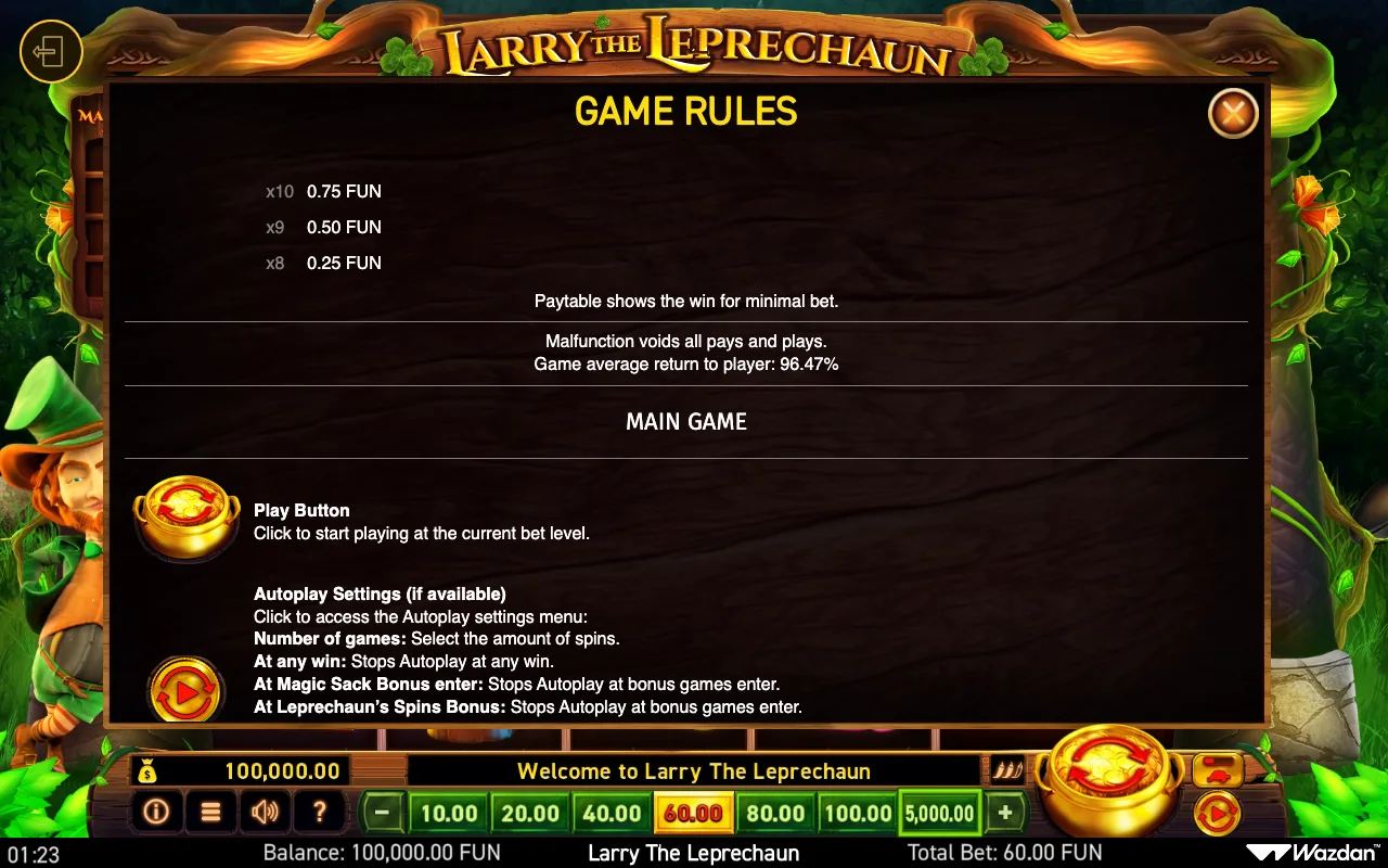 Game rules, page 4 — Larry The Leprechaun
