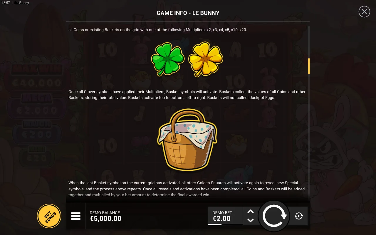 Game rules, page 3 — Le Bunny
