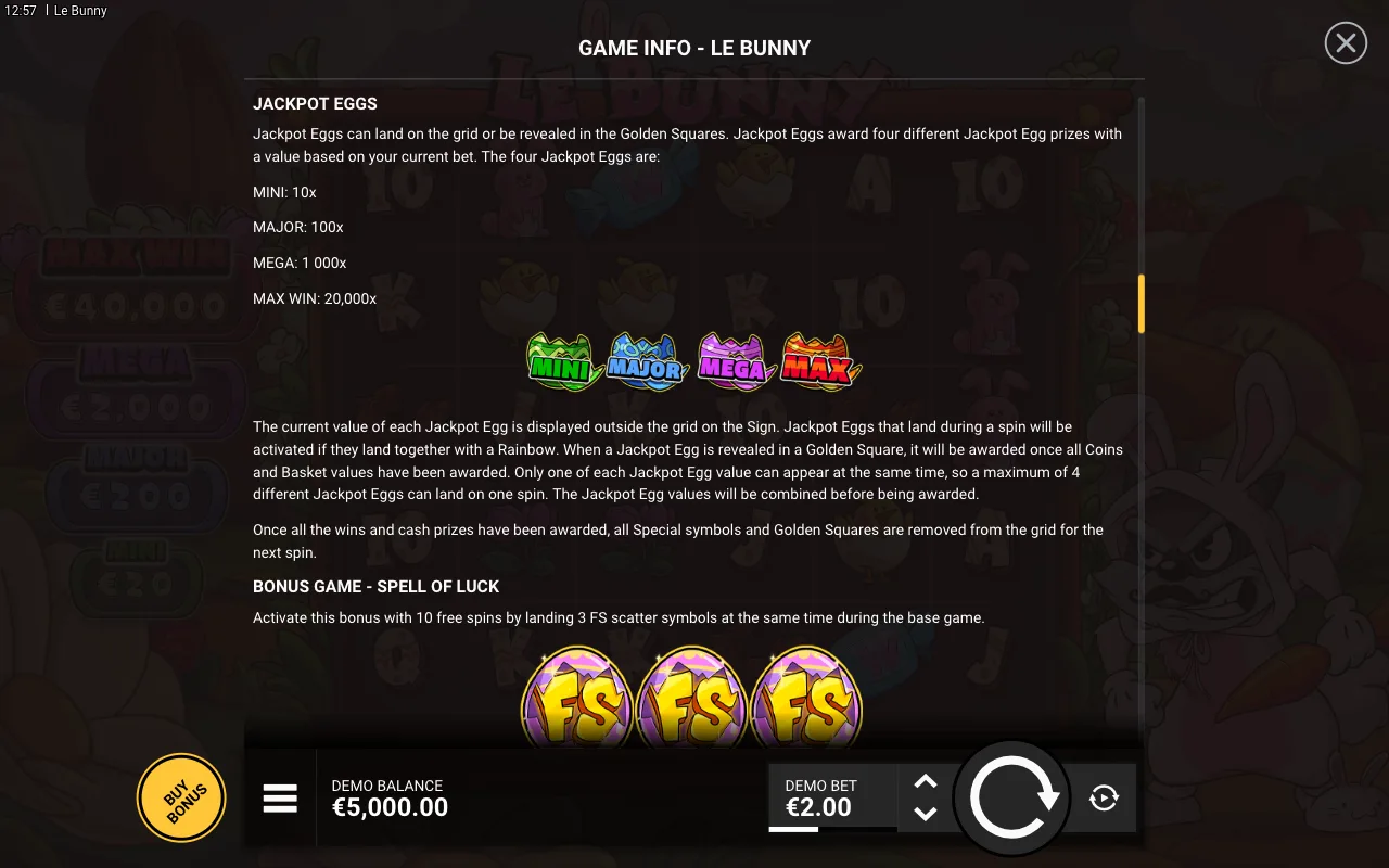 Game rules, page 4 — Le Bunny