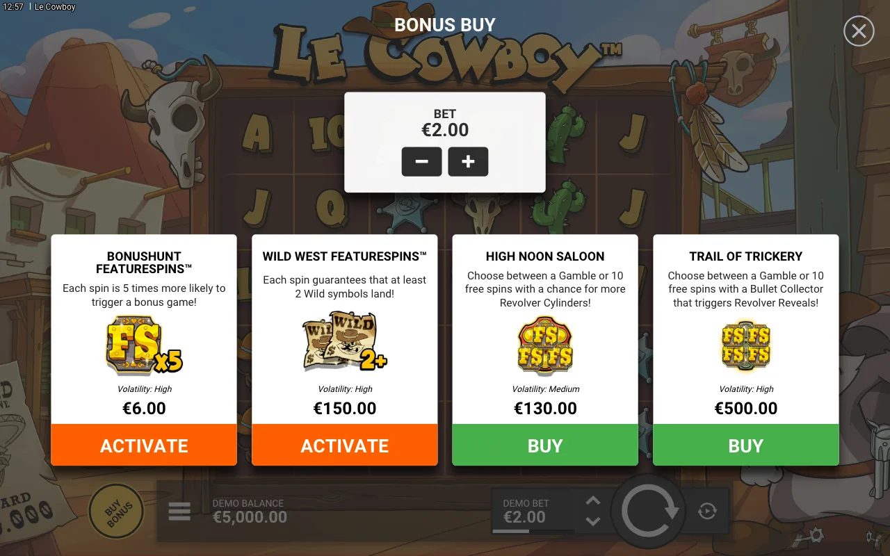 Buying the feature — Le Cowboy