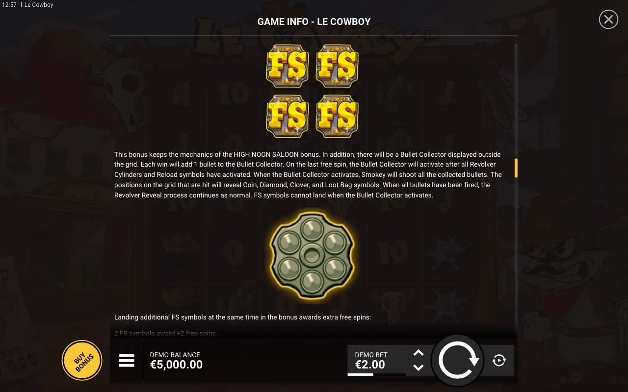 Game rules, page 7 — Le Cowboy