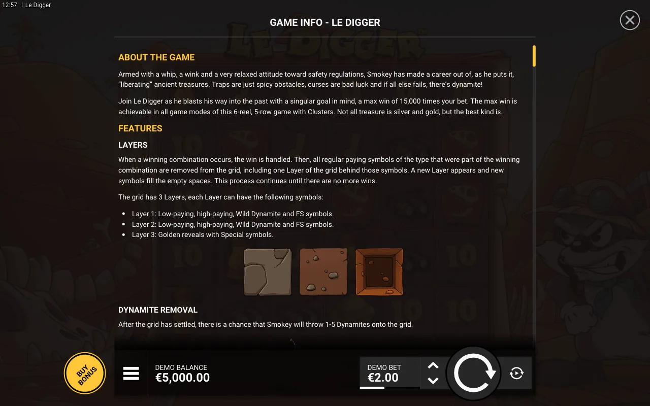 Features — Le Digger