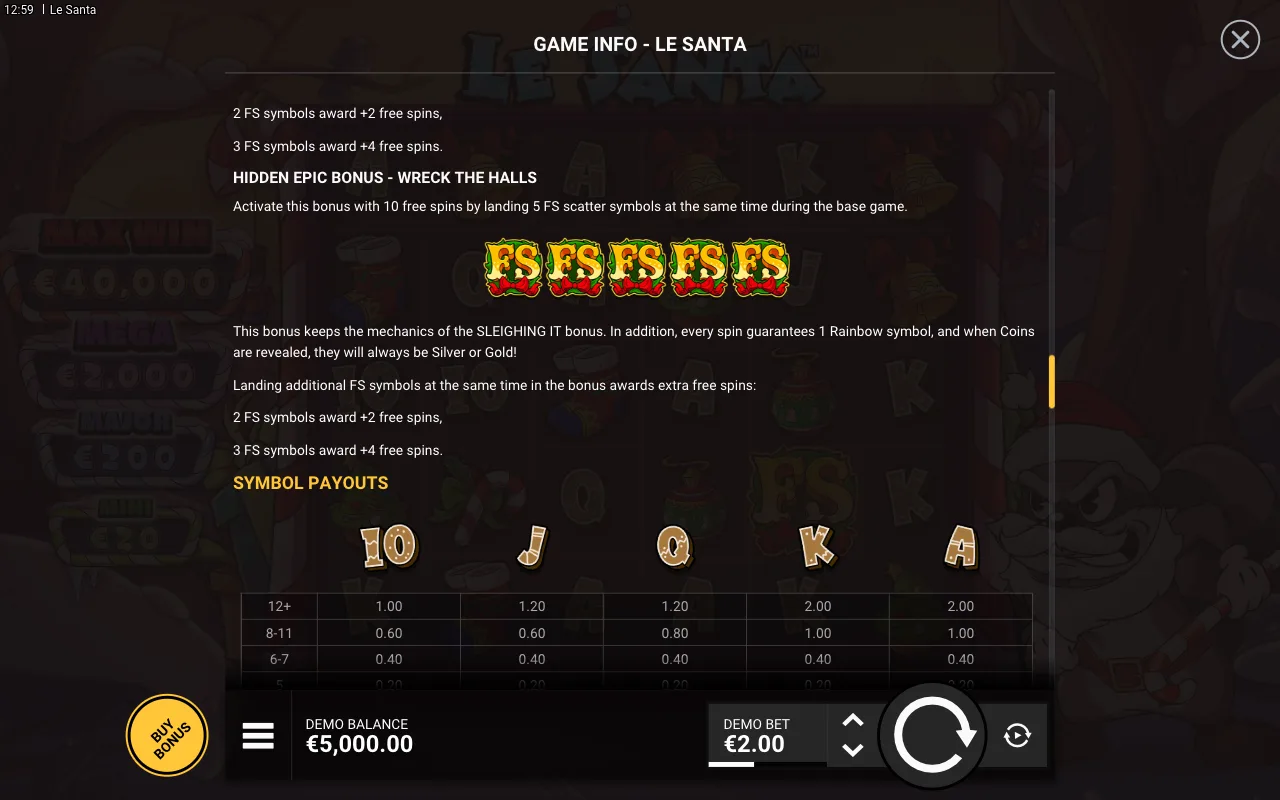 Game rules, page 6 — Le Santa