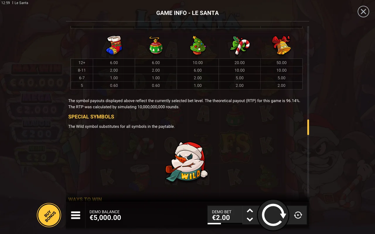 Game rules, page 7 — Le Santa