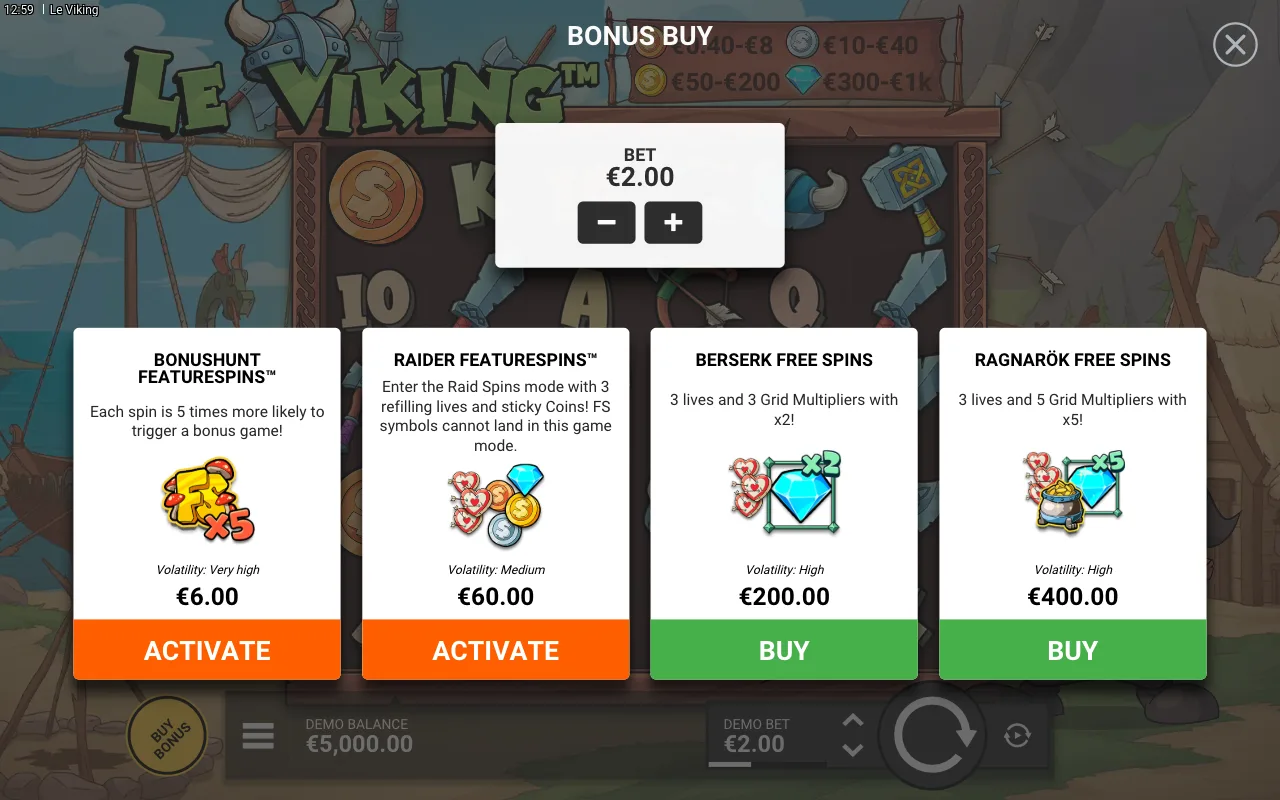 Buying the feature — Le Viking