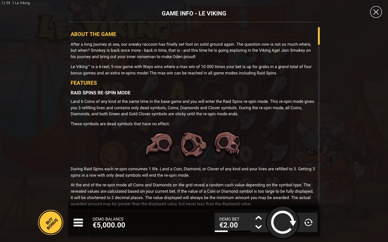 Game rules, page 1 — Le Viking